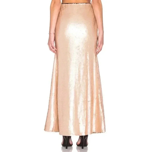 REVOLVE Lucy Paris Sequin Mermaid Maxi Skirt New Cocktail Holiday Glam Party - Picture 5 of 12